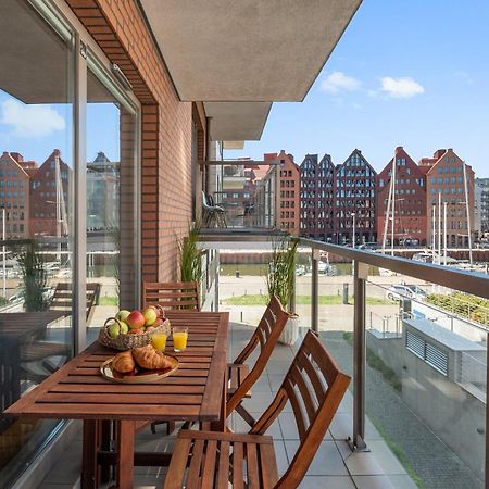 Waterlane Riverside - Spa, Pool, Gym & Parking By Downtown Apartments Gdańsk Exterior foto