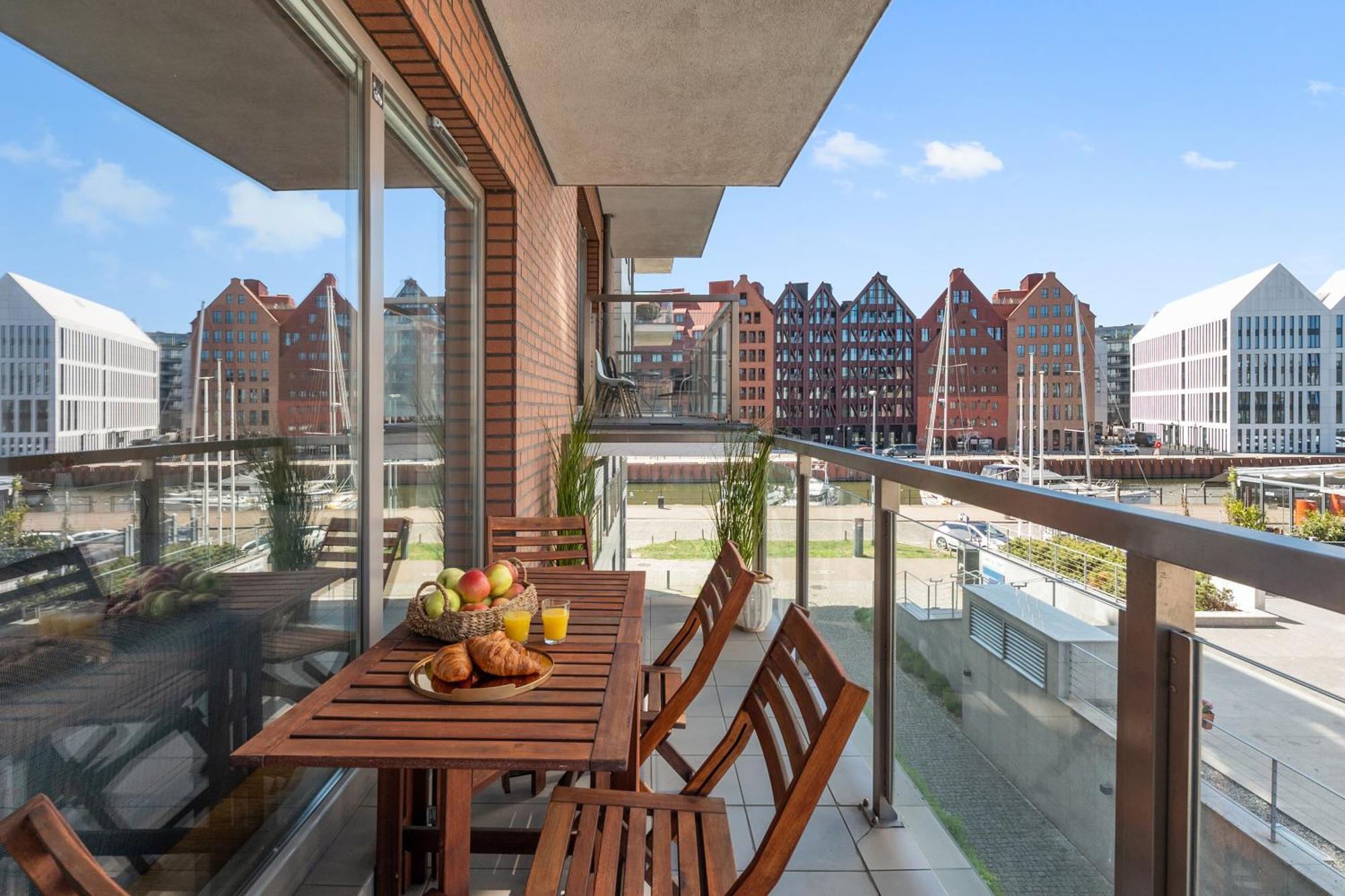 Waterlane Riverside - Spa, Pool, Gym & Parking By Downtown Apartments Gdańsk Exterior foto